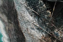 Beginning to separate the mesh after Fer-A-Lite removed